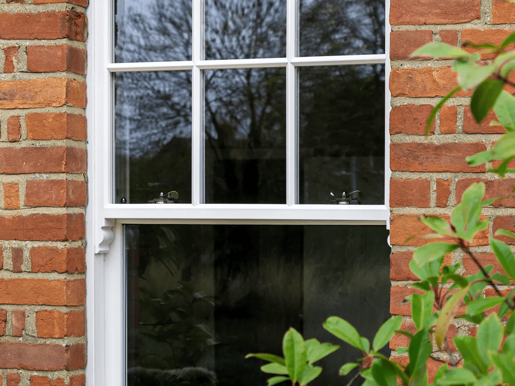 upvc white sliding sash window