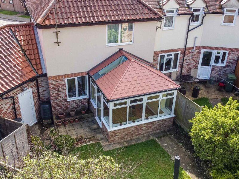 terracotta tiled roof